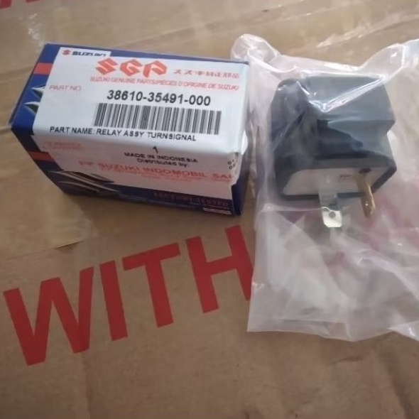 RELAY FLASHER LAMPU SEN SUZUKI SATRIA 2TAK TORNADO SHOGUN SMASH ARASHI SPIN SKYWAVE SKYDRIVE HAYATE 