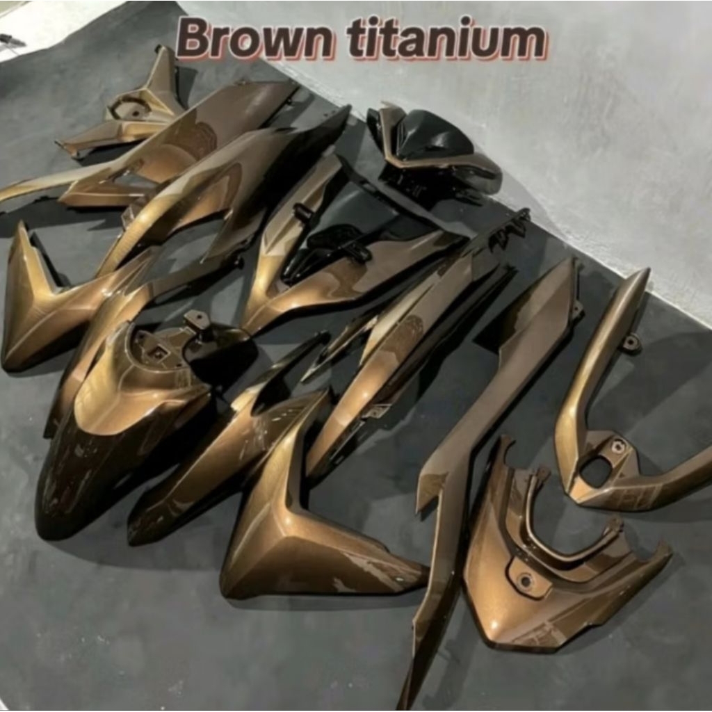 CAT PU BROWN TITANIUM KUALITAS PREMIUM CAT MOBIL CAT MOTOR