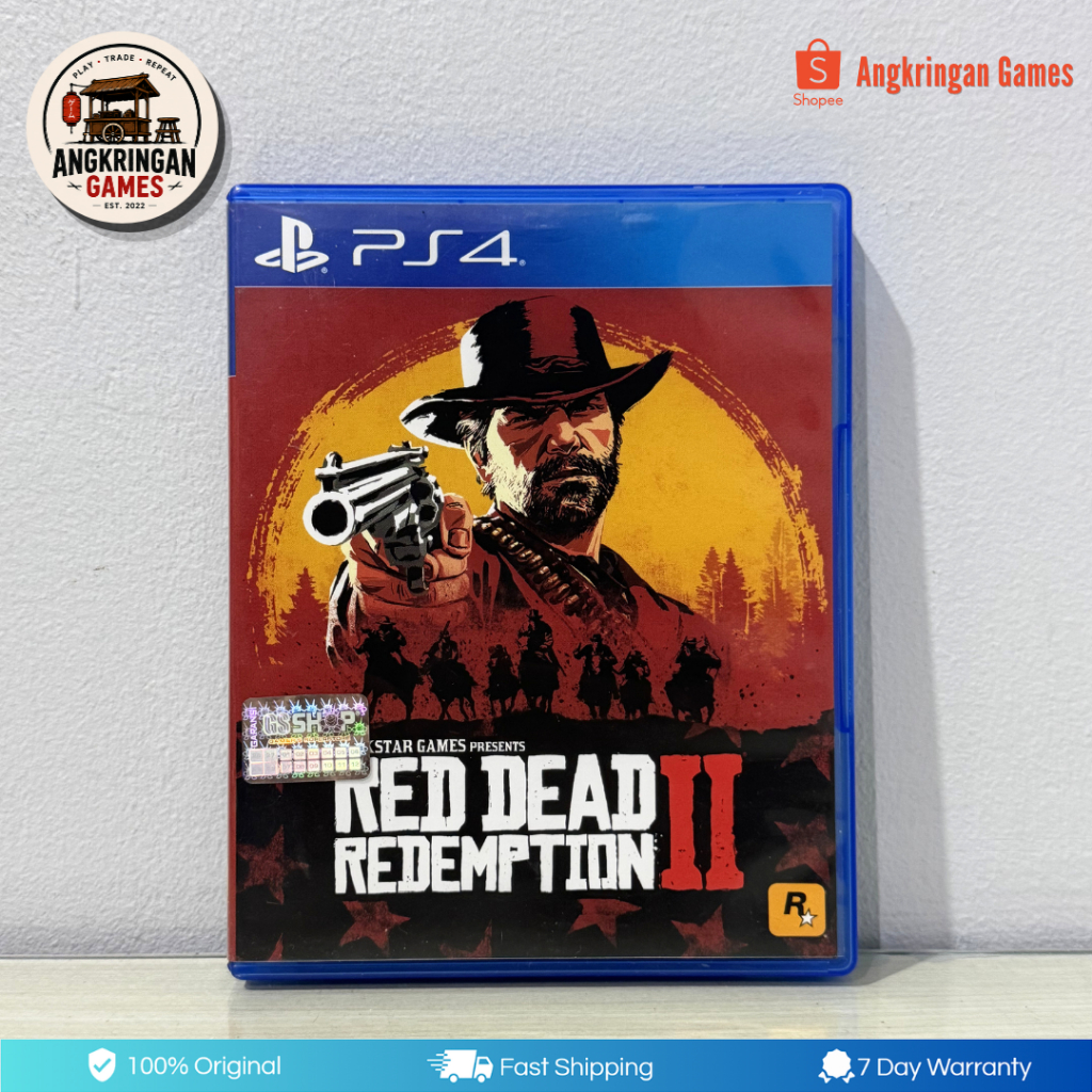 BD Kaset PS4 Red Dead Redemption 2 Bekas Second Original | Game Open World RDR 2 PlayStation