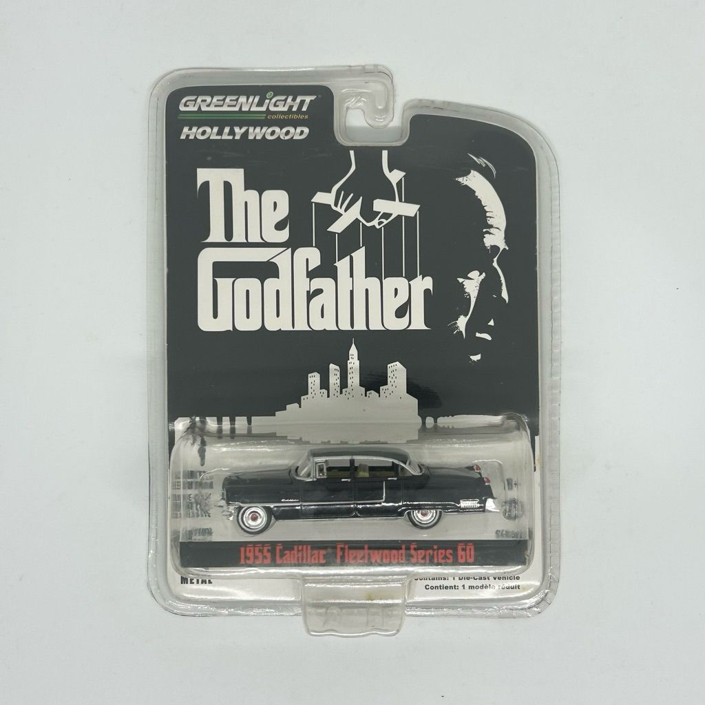 Greenlight Collectibles Hollywood The Godfather 1955 Cadillac Fleetwood Series 60 Blister Sealed