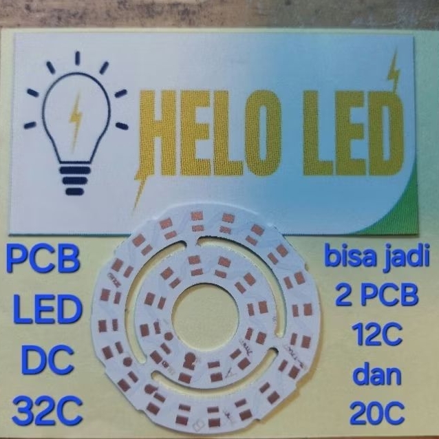Pcb kosong led dc 32C universal multiguna