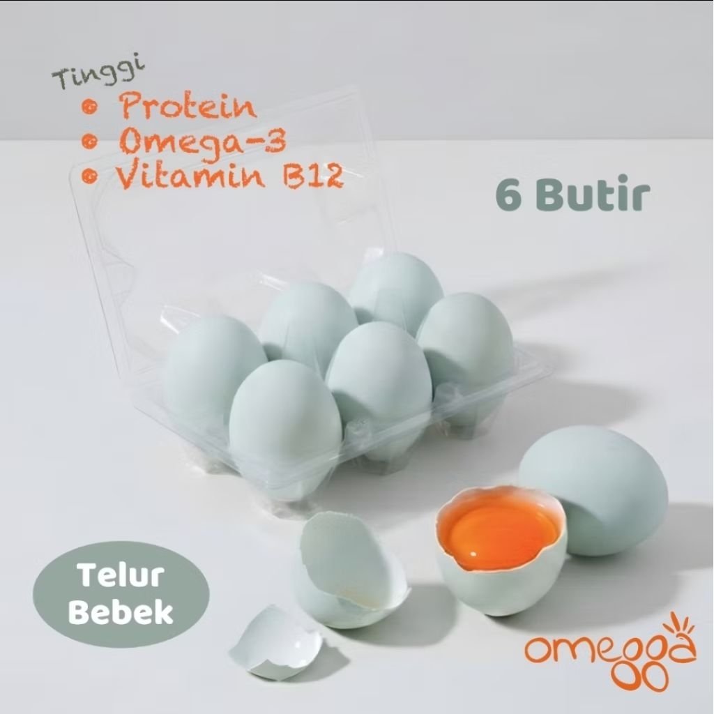 telur bebek mentah