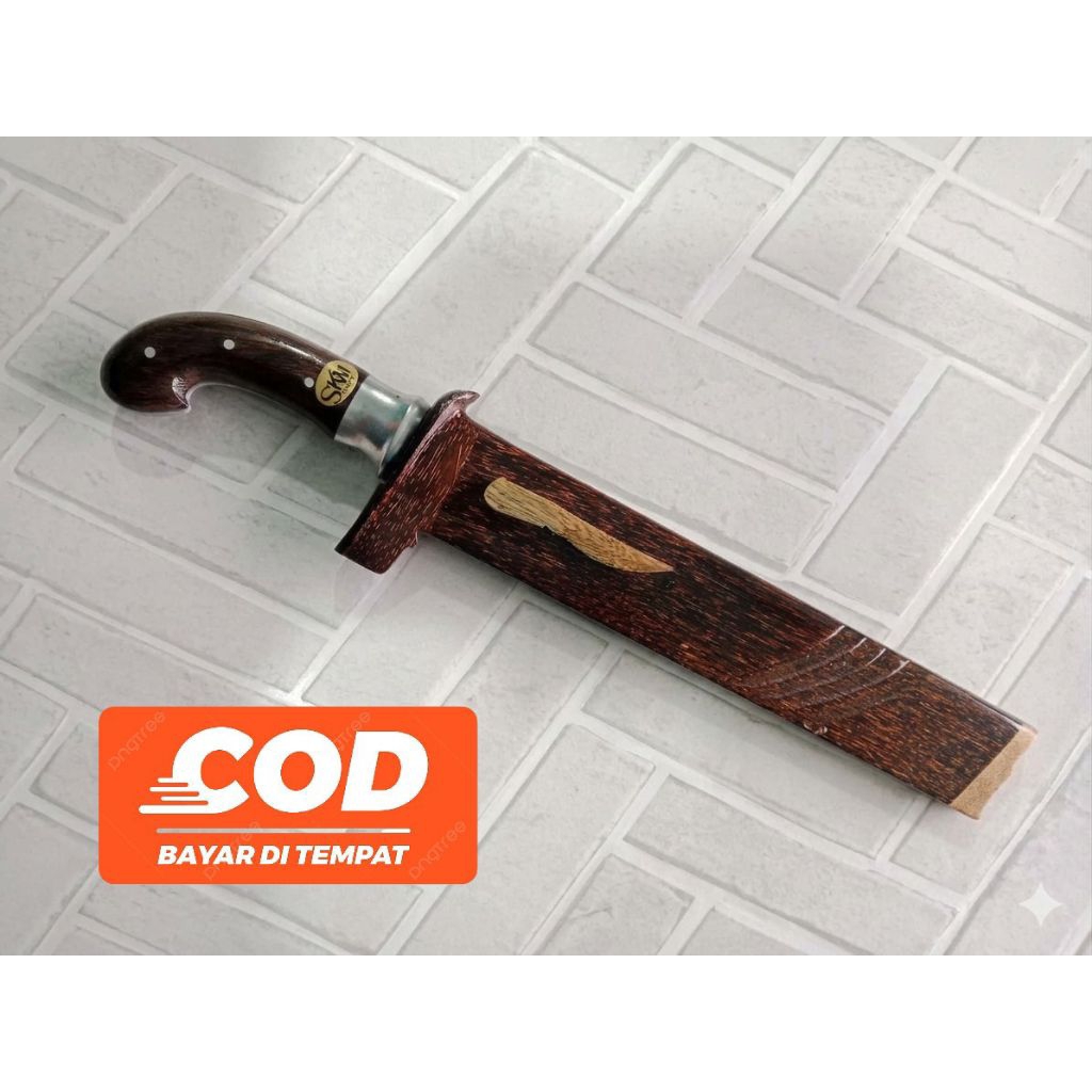 Golok Kebun Tebas Serbaguna Baja Per Asli Bilah 32cm - Gagang Duralium Kuat