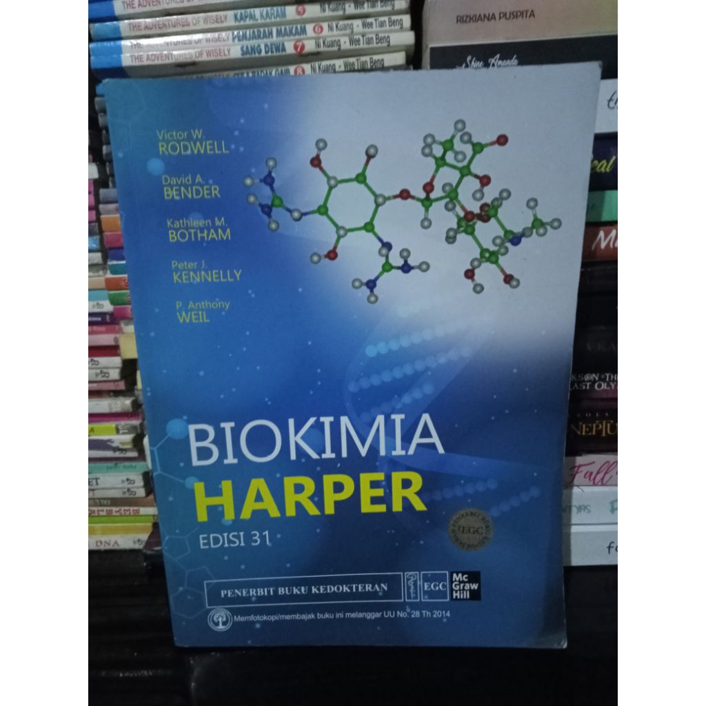 BUKU BIOKIMIA HARPER EDISI 31 ORIGINAL
