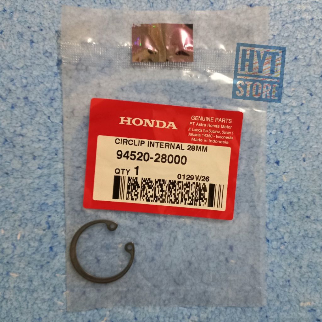 94520-28000 Circlip Internal 28MM Klip Kancing Snapring Laher Bearing Dalam Pully Puli Belakang ADV 
