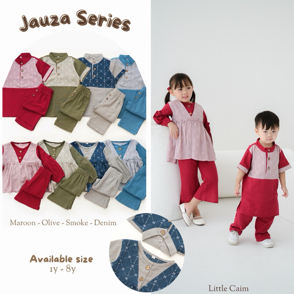JAUZA COUPLE SET - little caim - baju muslim anak coup