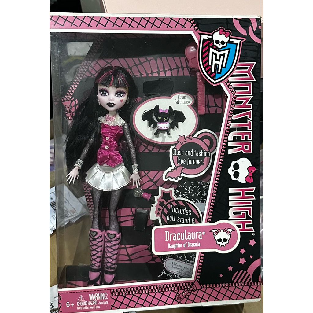 Monster High Draculaura First Wave G1 Core Rereleases