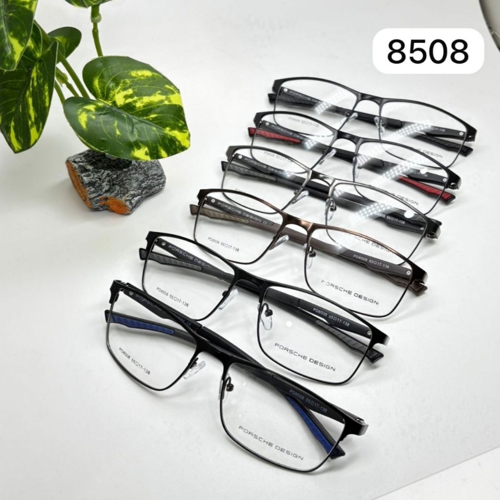 Kacamata Baca +Progresif Photocromic Antiradiasi 8508