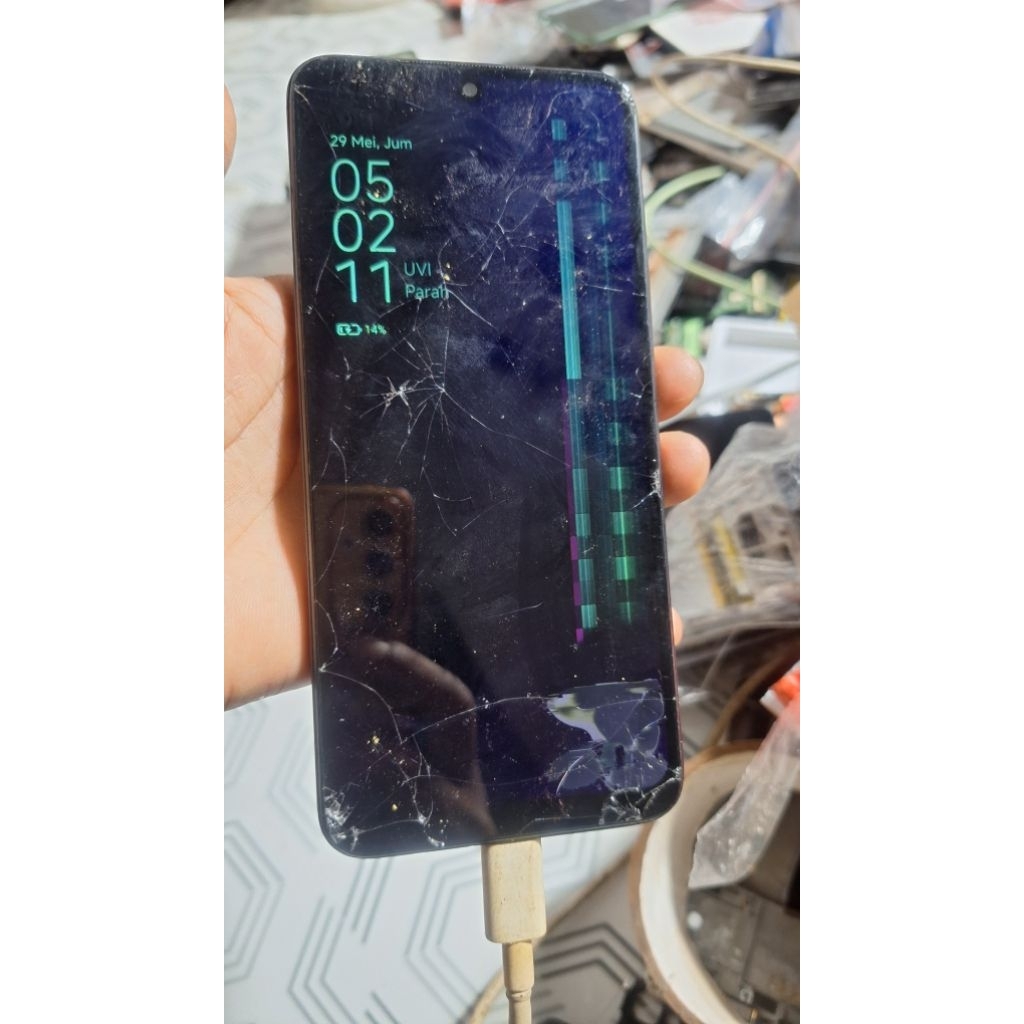 poco m4pro minus lcd mesin normal orzinal