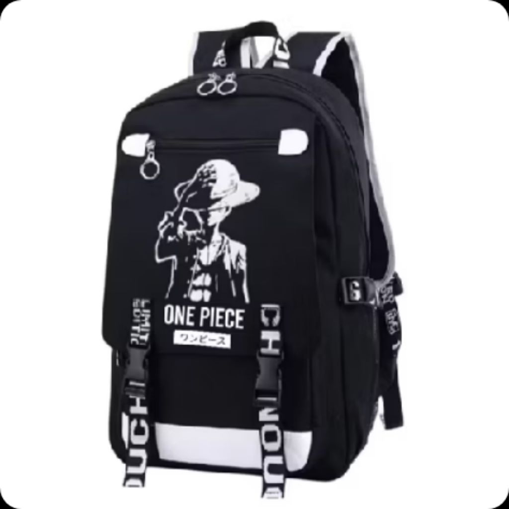 Tas Ransel Sekolah Laki-Laki Motif ANIME - Bahan Dinir Cocok Untuk SD SMP REMAJA