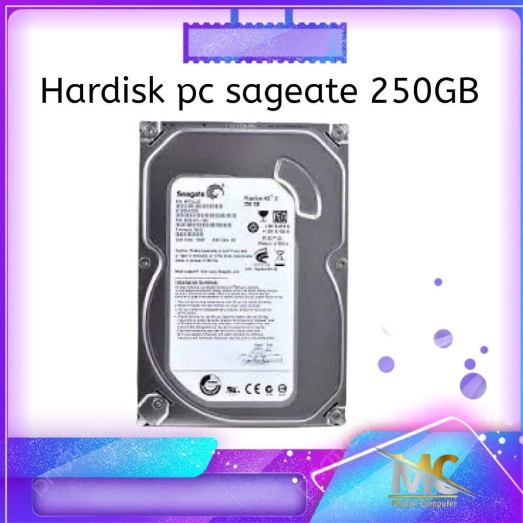 Hardisk pc sageate 250GB Sentinel 100%