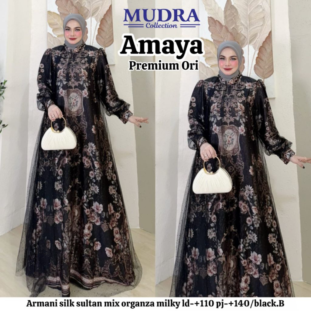 Gamis Mudra Collection / Gamis Terbaru / Gamis Wanita / Gamis Premium / Tifani / Amaya / Mudra Hijab