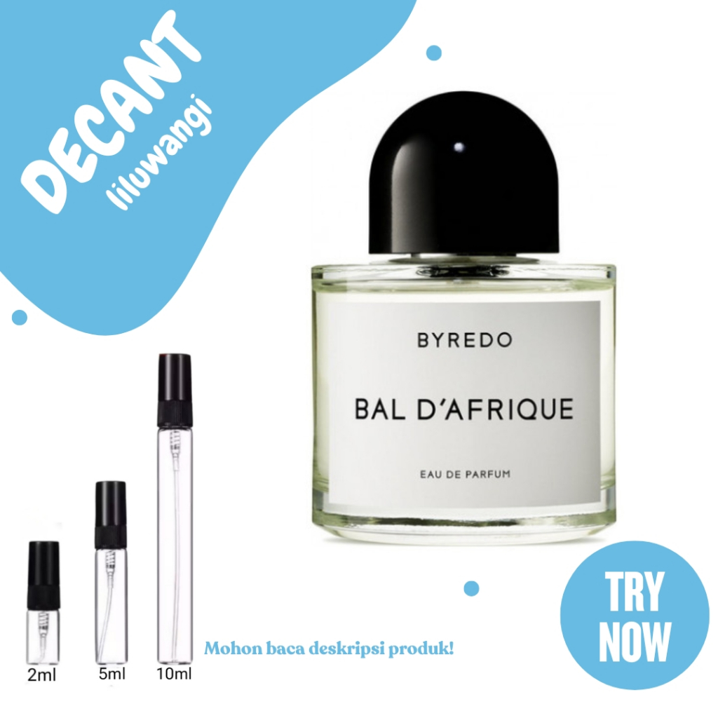 DECANT PARFUM BYREDO BAL D'AFRIQUE Unisex 2ml 5ml 10ml Botol Kaca
