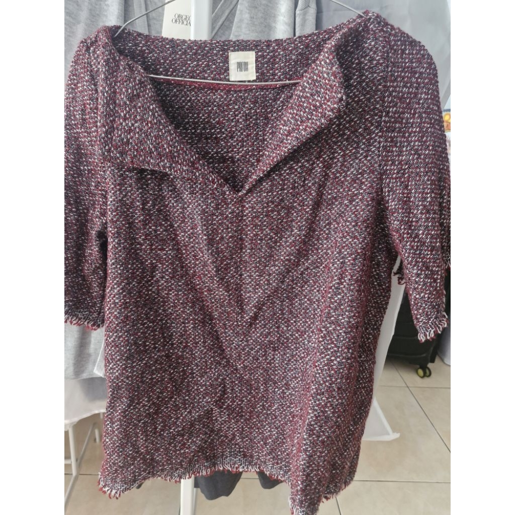 preloved Your Pafon Tweed Top