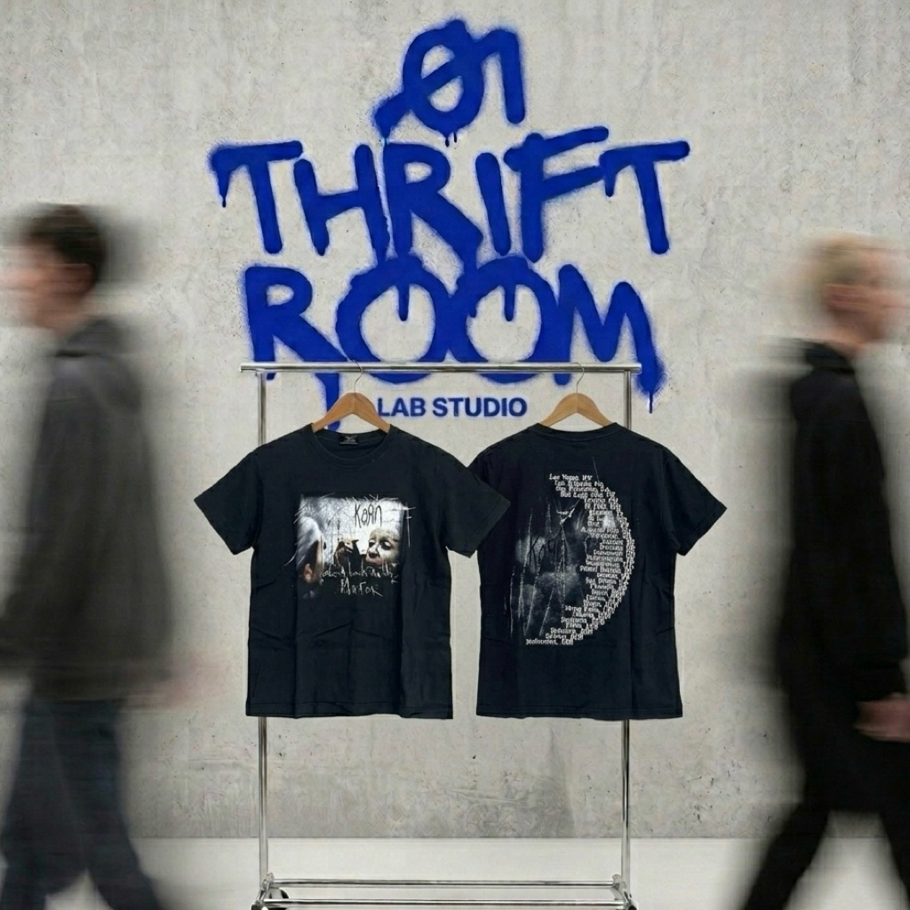Kaos Band Second Vintage Korn Musik Vintage by SHOOT