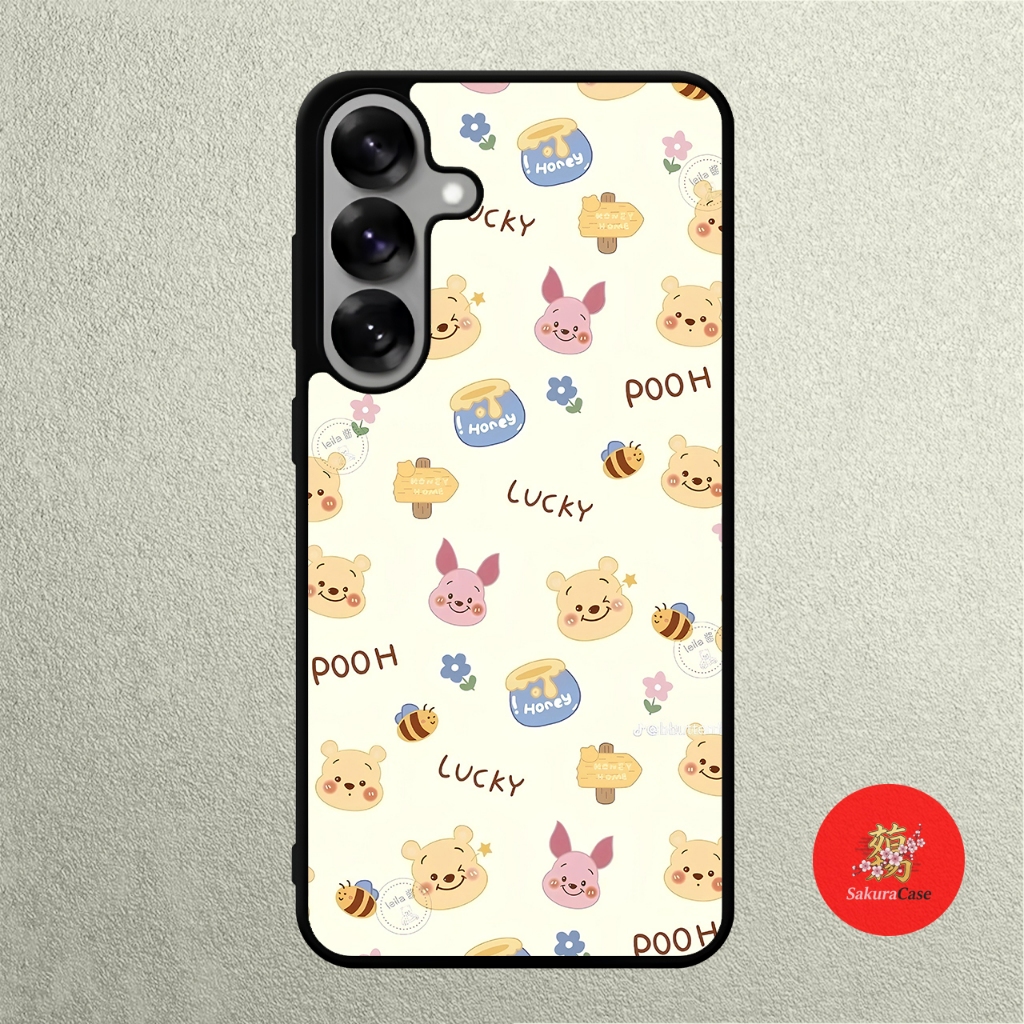 Case SAMSUNG A57 A56 A37 A36 A50 A50 A51 A52 A53 A54 A55 Rubber Softcase Winnie Lucky Pooh