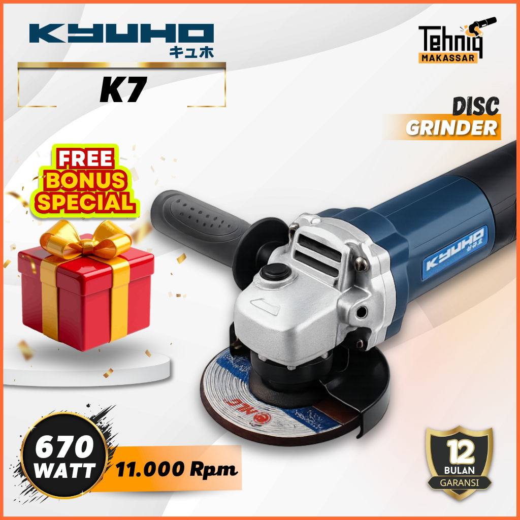 Mesin Gerinda Grinder KYUHO K7 Grinder Mesin
