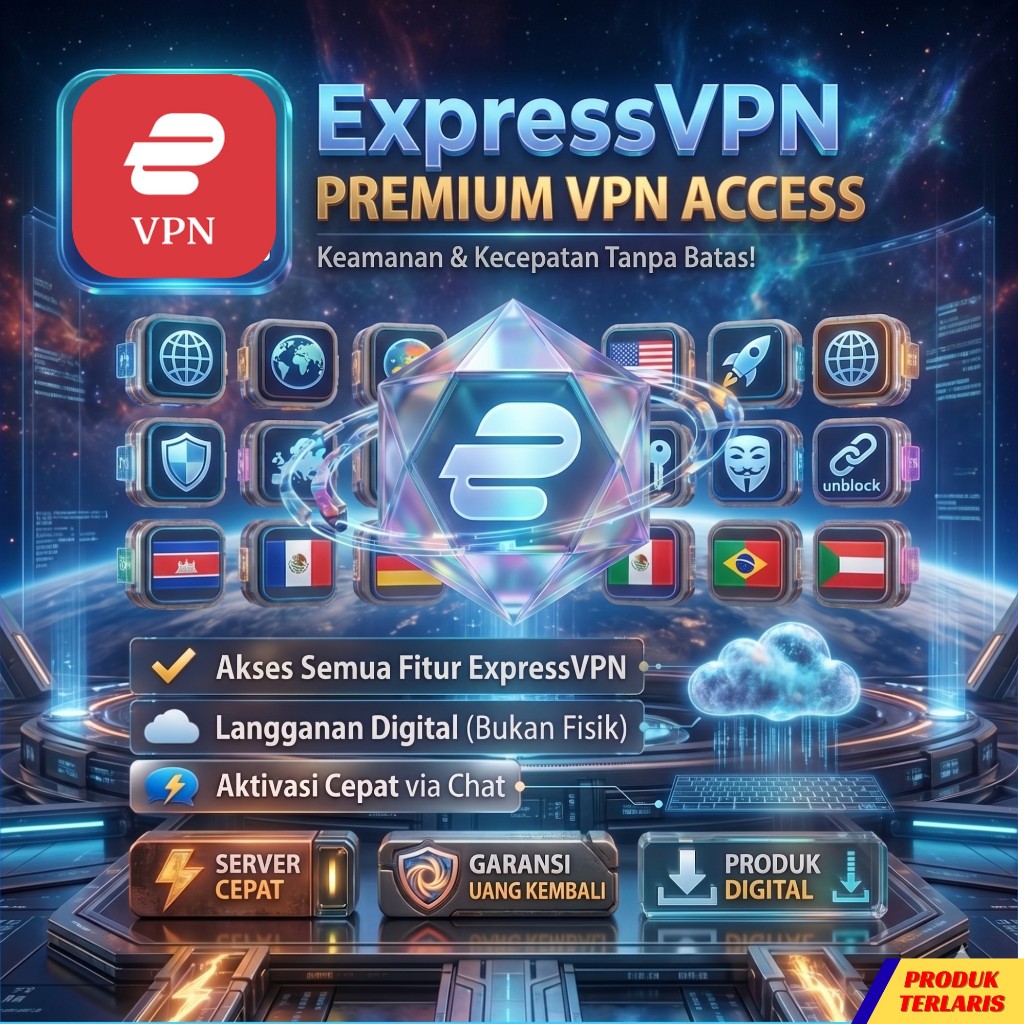 Express Vpn 1 Bulan Garansi Pengiriman Cepat compatible 5 device