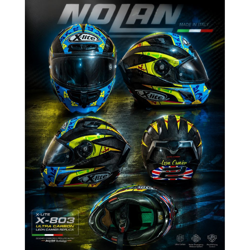 Helm Xlite X-803 Ultra Carbon Leon Camier