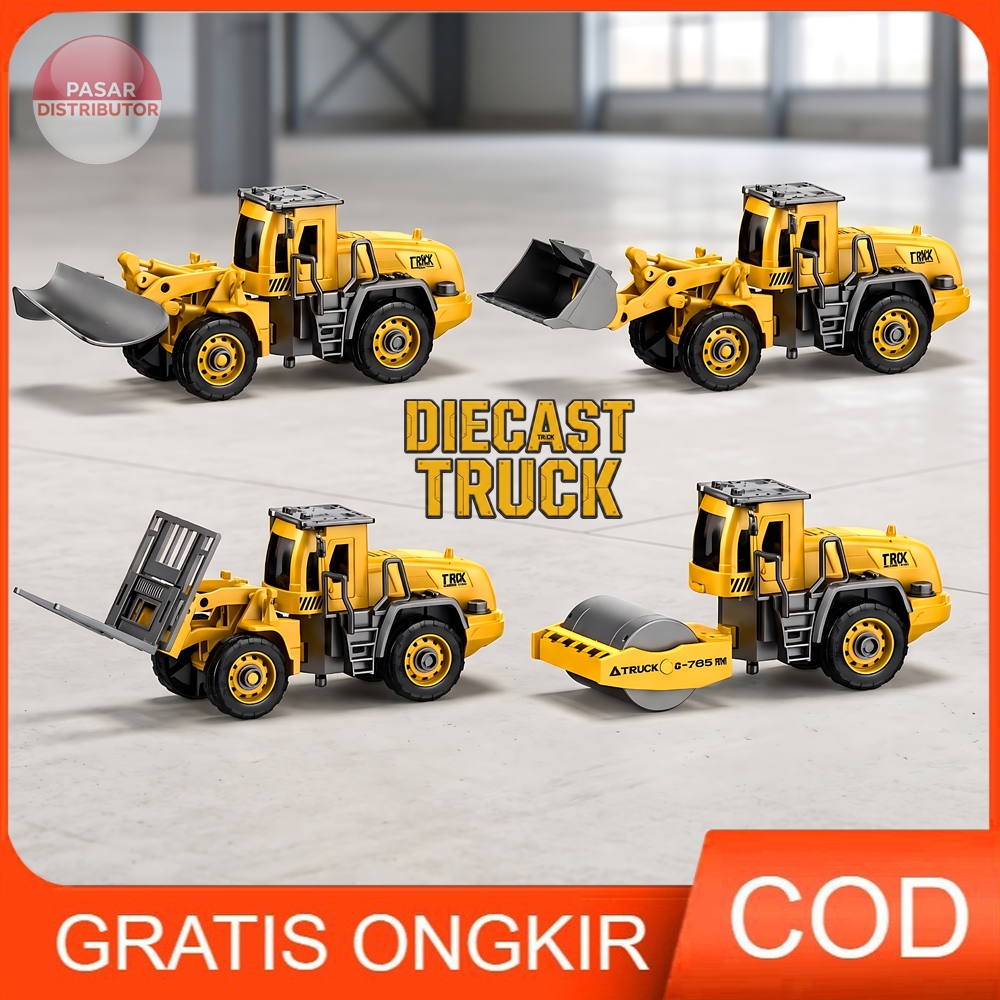 Pasar Distributor ASSEMBLY ZONE TRACTOR YW910 Traktor Diecast Konstruksi Anak Untuk Bermain Rakitan