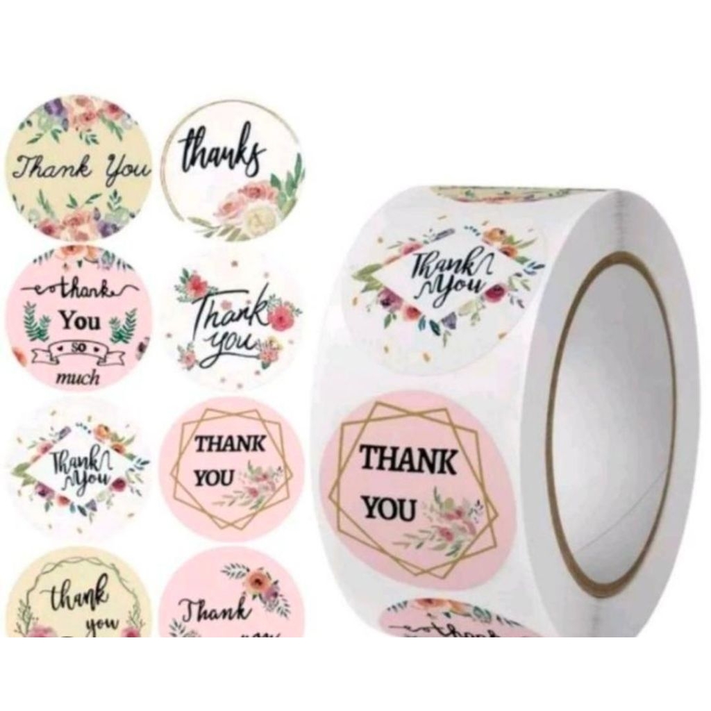 Label sticker Thank You