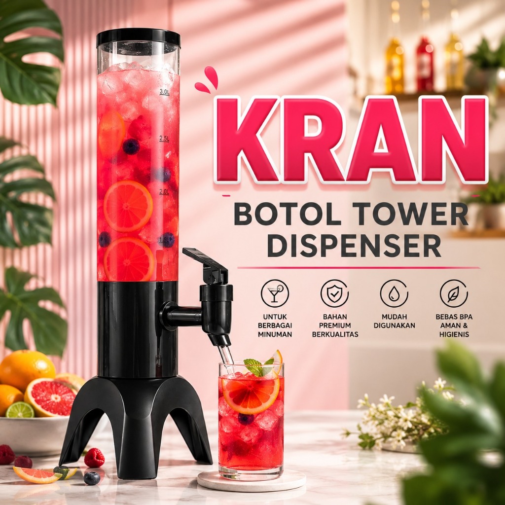 Kran Botol Tower / Kran Air Minum Premium