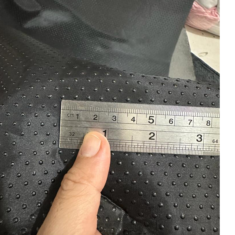 Kain Bintik Busa Anti Slip Satin Lapis Busa 2 mm Lebar 150 cm