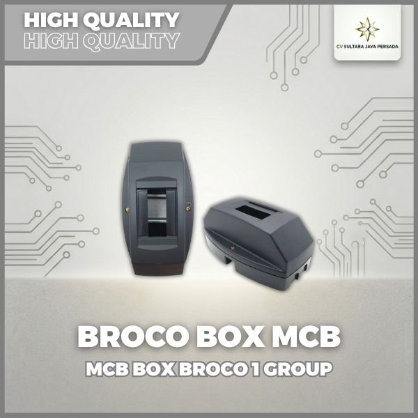 BROCO BOX MCB 1 GROUP PANEL LISTRIK 1 JALUR INDOOR STANDAR SNI