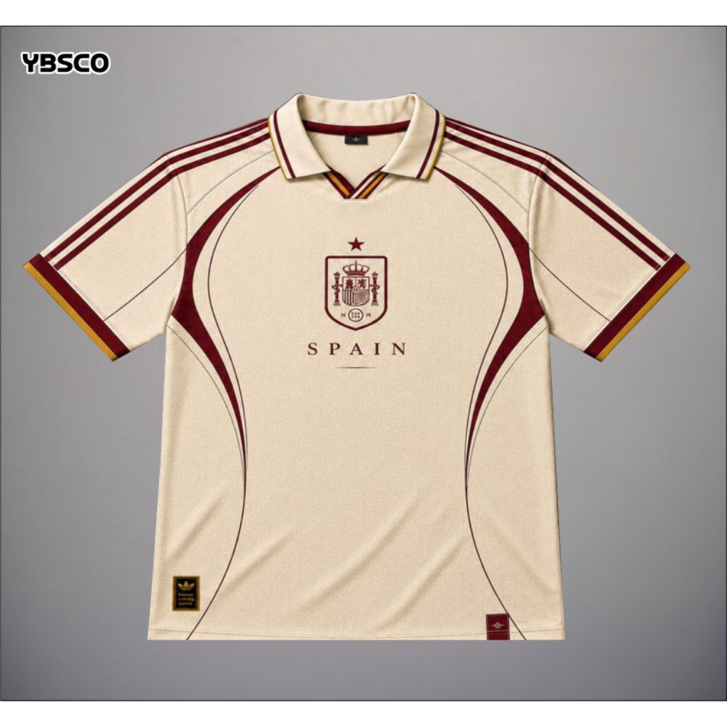 JERSEY RETRO VINTAGE SPAIN FULLPRINTING / VINTAGE / JERSEY CLASSIC / CASUAL / SPORT / JERSEY VINTAGE