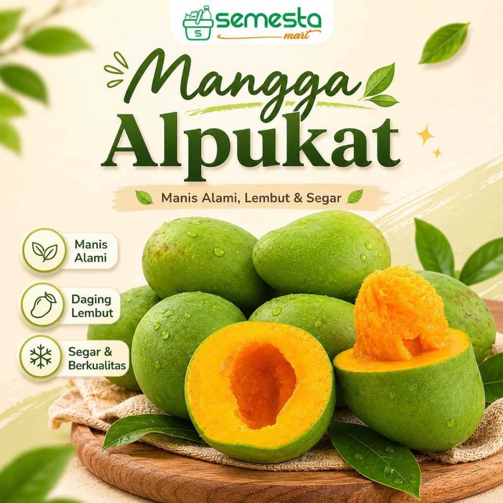 Mangga Alpukat Segar Premium Matang Tua