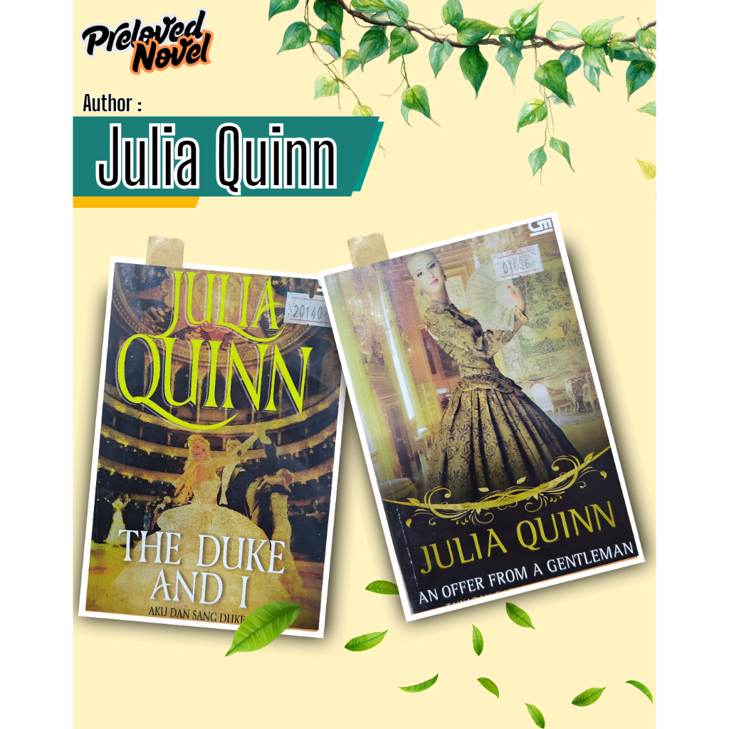 [NOVEL PRELOVED] Koleksi Novel by Julia Quinn (The Bridgerton Story)