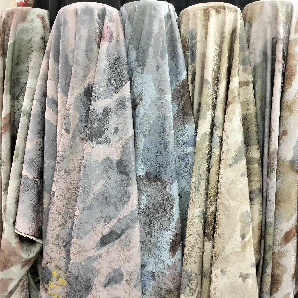 bahan kain Jacquard emboss premium/kain Jacquard emboss abstrak