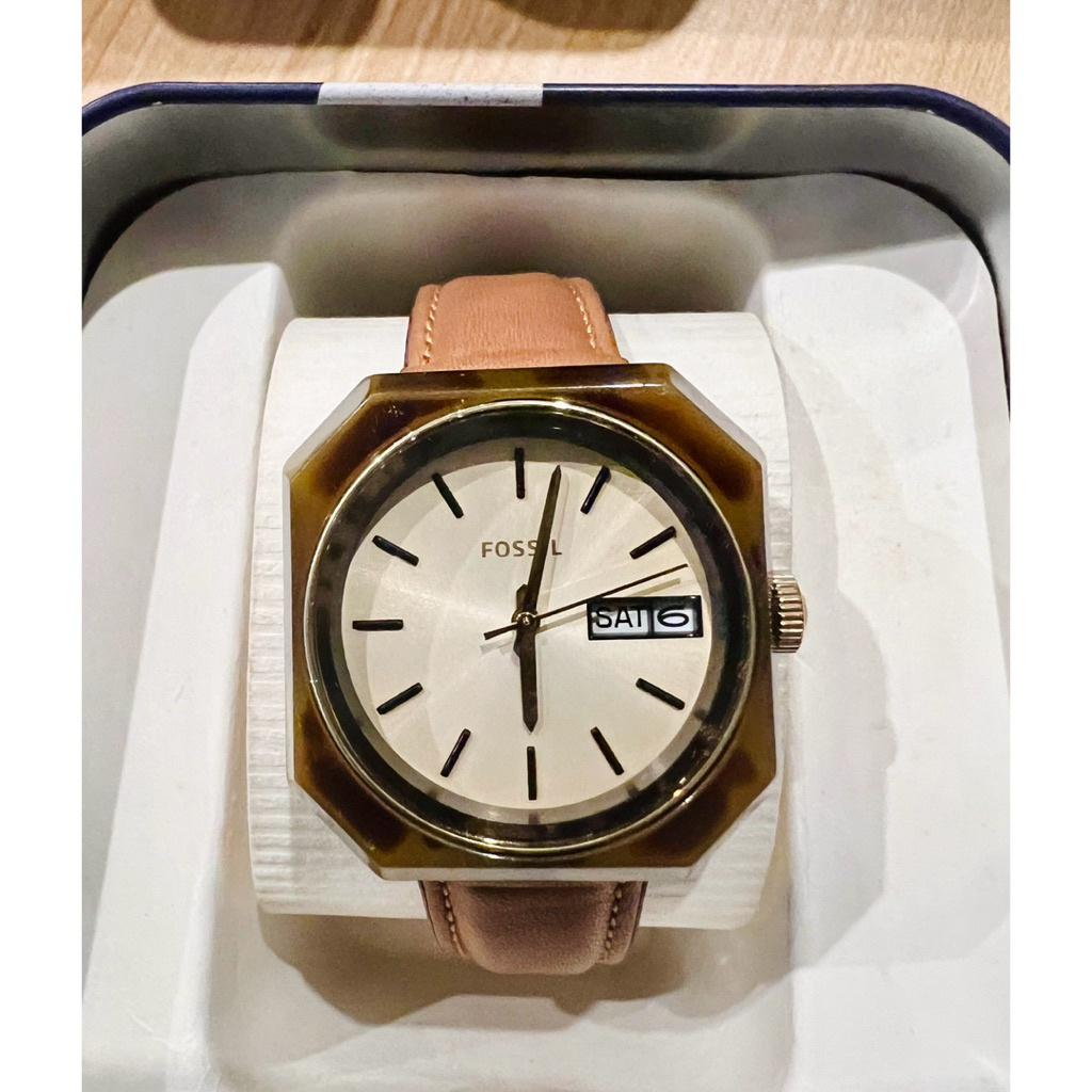 Fossil Wristpop Tortoise brown rare vintage watch jam tangan