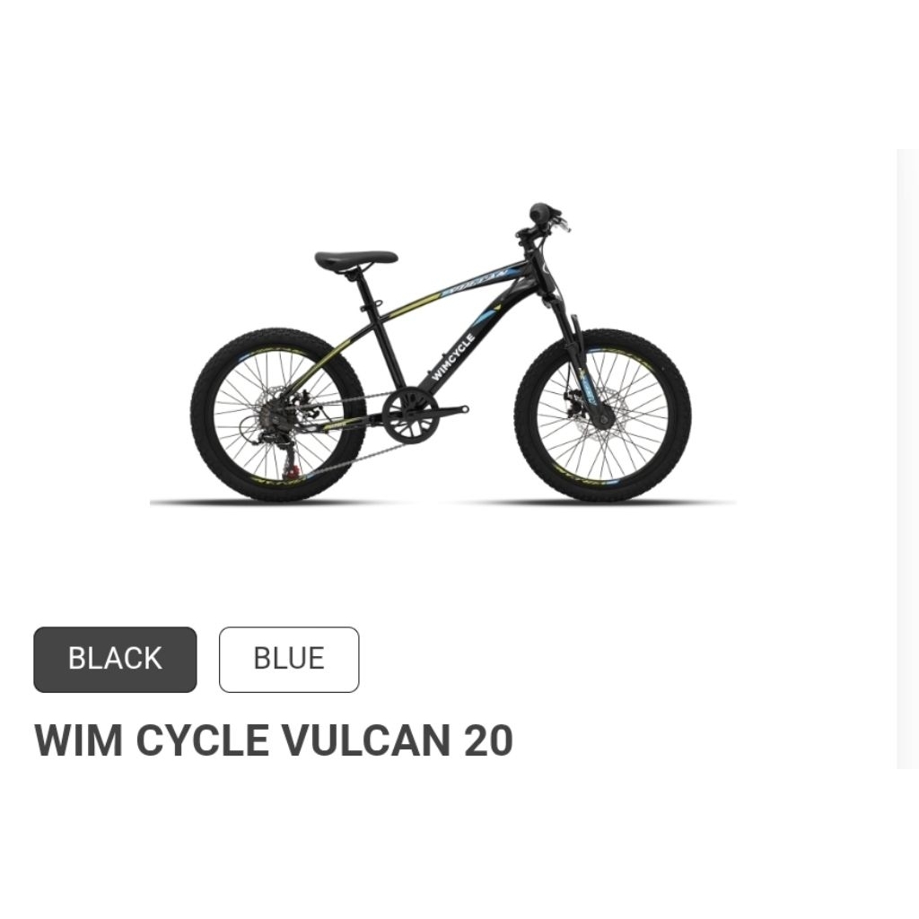 Sepeda MTB Anak 20 INCH WIMCYCLE VULCAN MTB 20 inch Vulcan 7 speed SEPEEDA GUNUNG ANAK