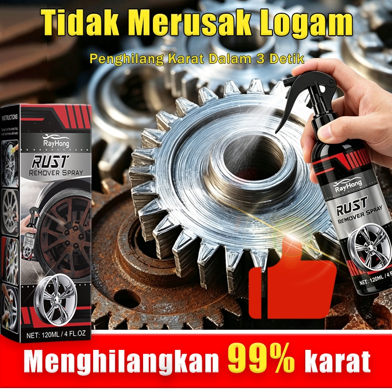 penghilang karat motor dan besi/cairan penghilang karat /pembersih karat motor ampuh 100%/ penghilan