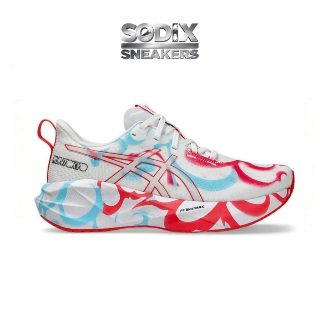 Asics Novablast 5 Tokyo White Aquarium