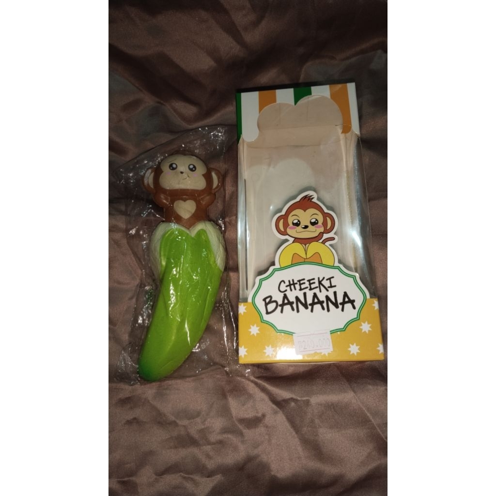 squishy cheeki banana punimaru