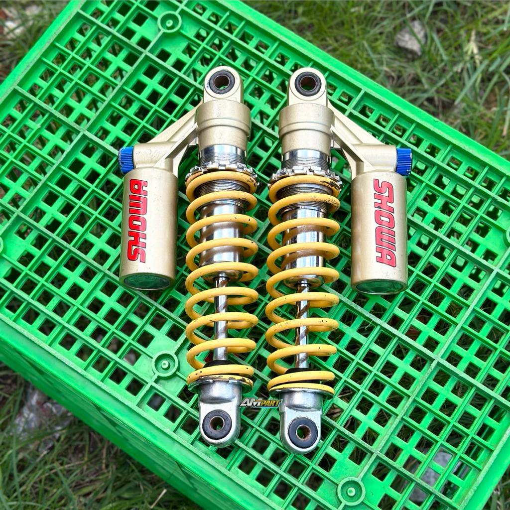 SHOCK SKOK BELAKANG SHOWA KUNING CB400 DOBEL KLIK ORIGINAL COPOTAN