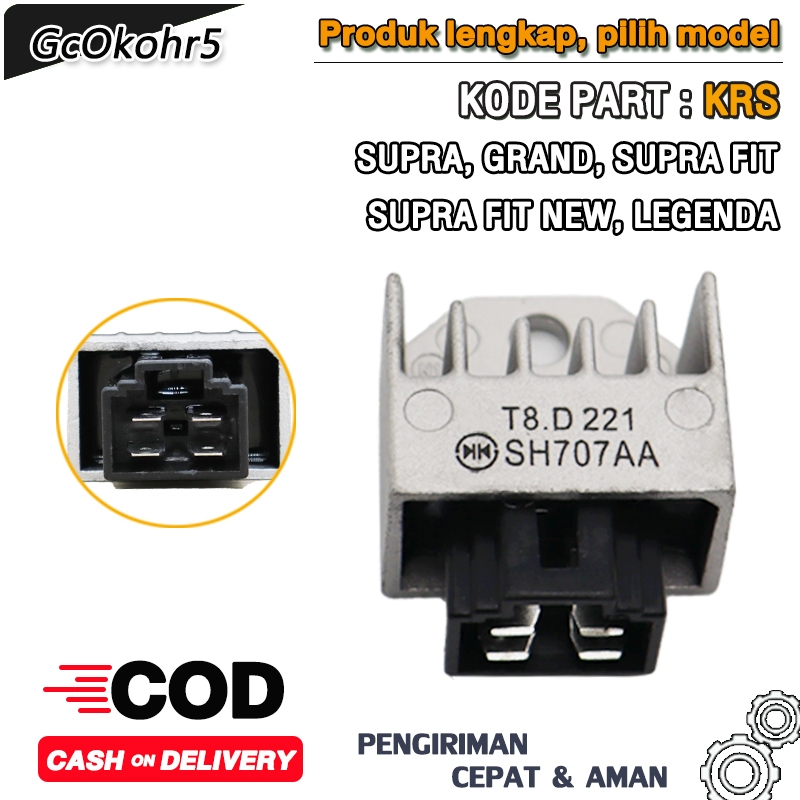 KIPROK REGULATOR SUPRA, GRAND, SUPRA FIT, SUPRA FIT NEW, LEGENDA KIPROK KRS