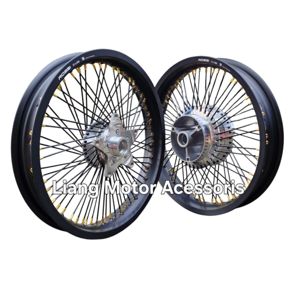OBRAL SEPAKET VELG VROSSI RING 17 TROMOL SET JARI2 CUSTOM JARI2 SERIBU - YAMAHA VIXION R 155 / R15 V
