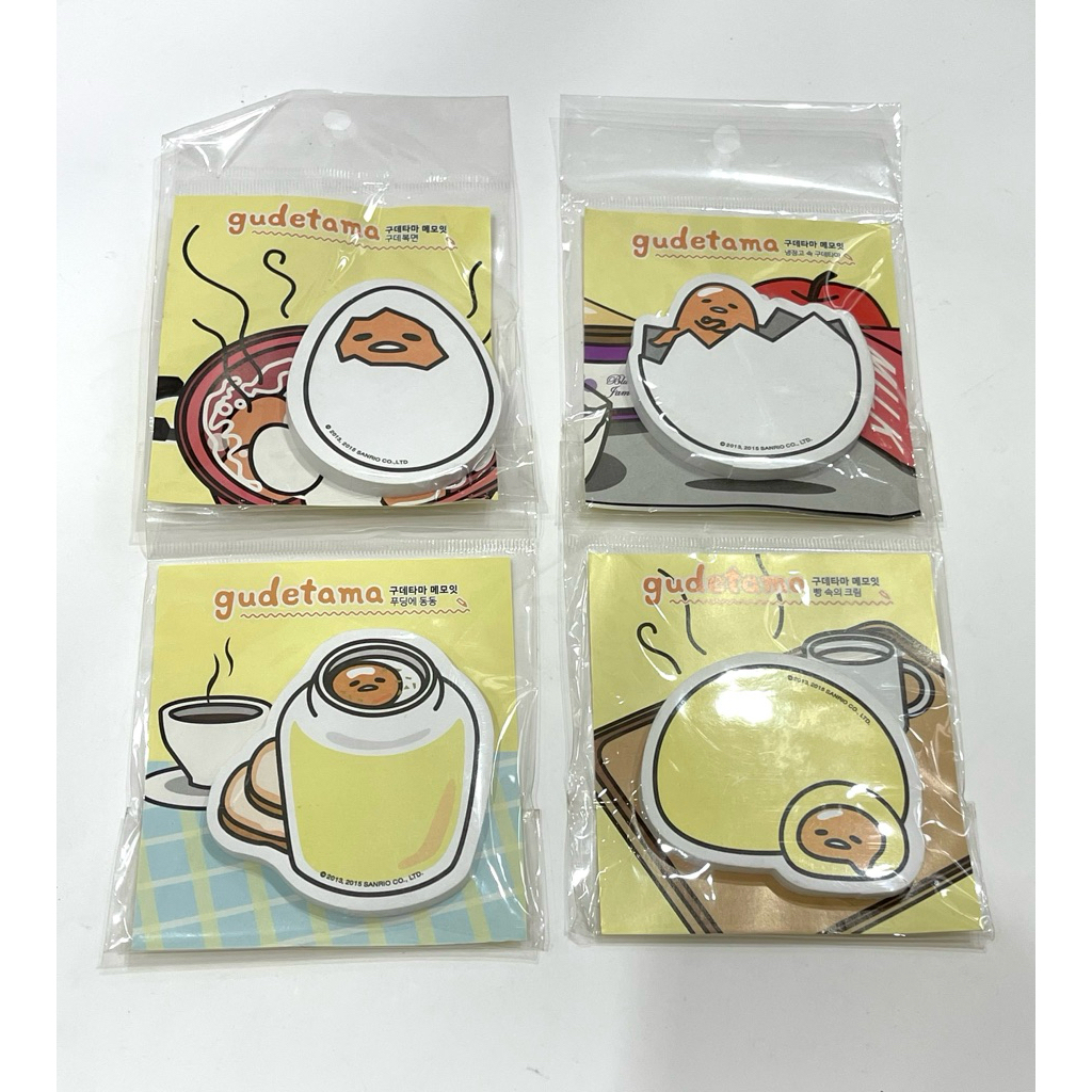 New Original Sanrio Gudetama sticky notes memo pad