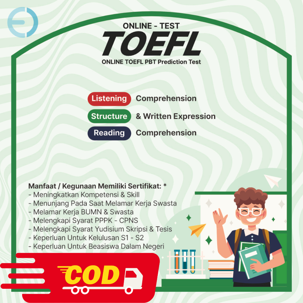 Tes TOEFL-PBT/ITP Preparation Resmi
