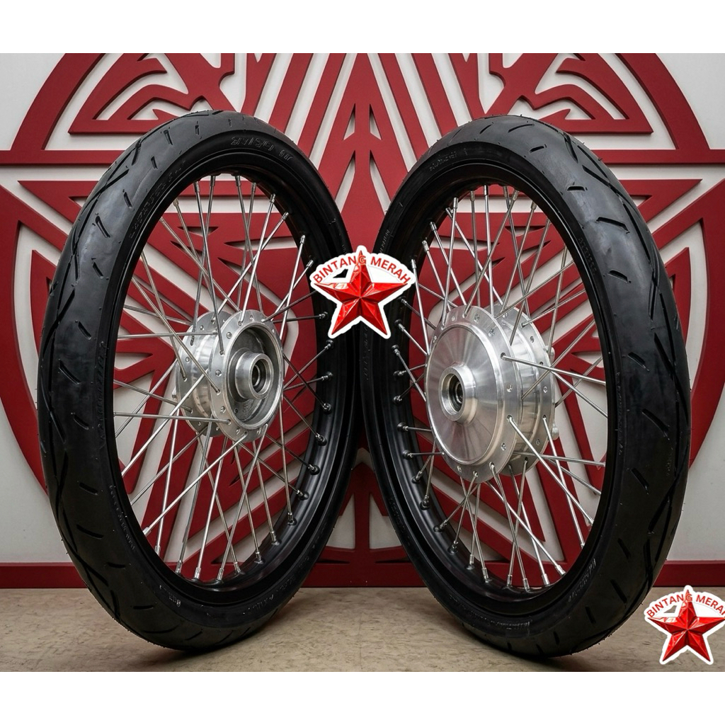 paketan Velg Rossi Ring 17 140 -140 Plus Ban Cacing Beat Scoopy Vario lama vario 125 150 new vario 1