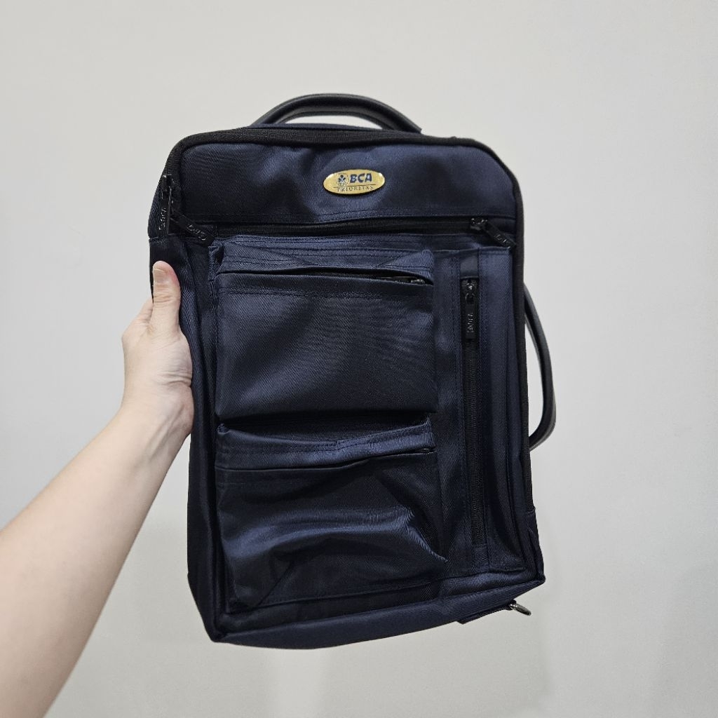 Tas koper Laptop jinjing BCA Prioritas Tas untuk traveling / Tas Laptop tas baju mini