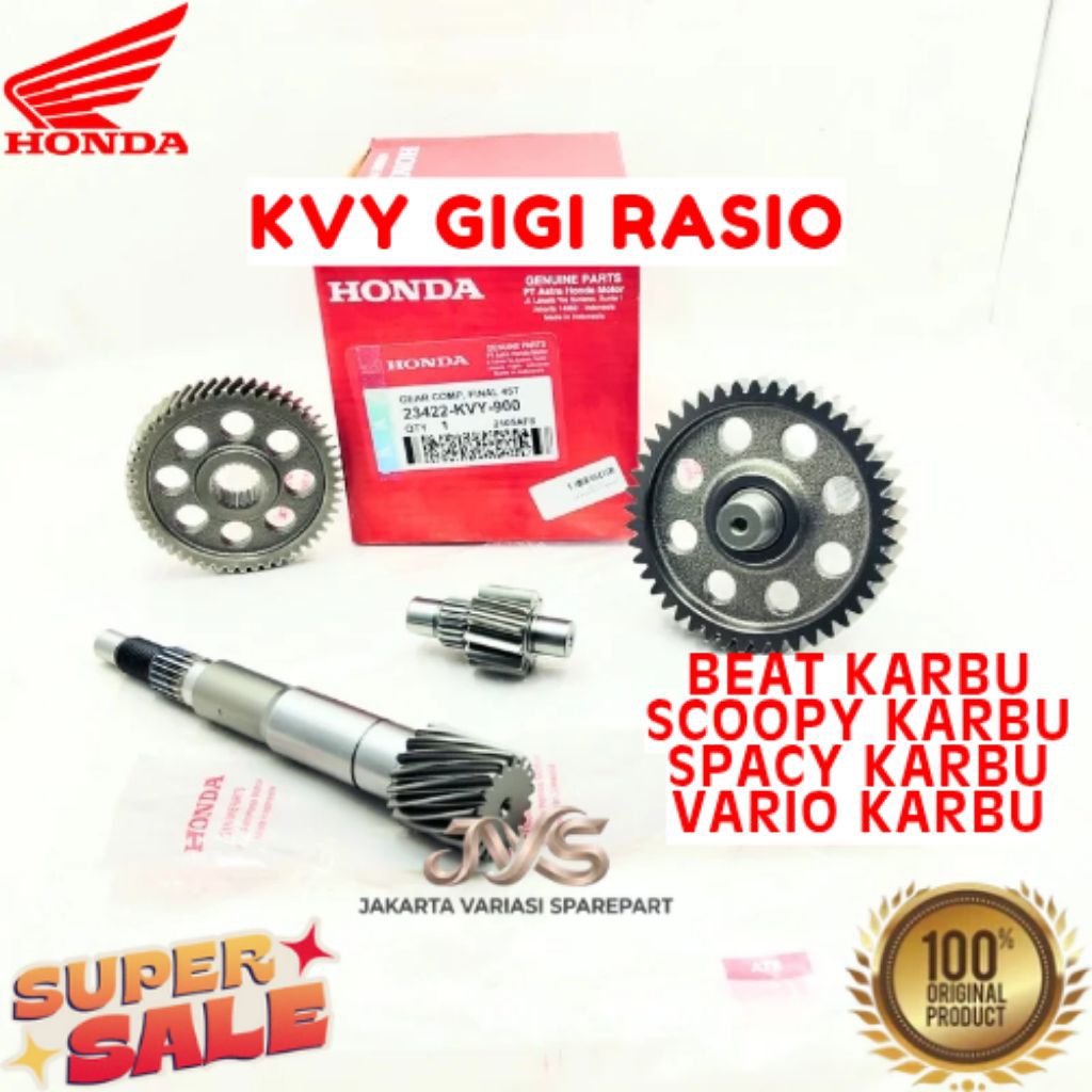 GIGI RASIO KODE KVY, GIGI RASIO BEAT KARBU, GIGI RASIO SCOOPY KARBU, GIGI RASIO SPACY KARBU, GIGI RA