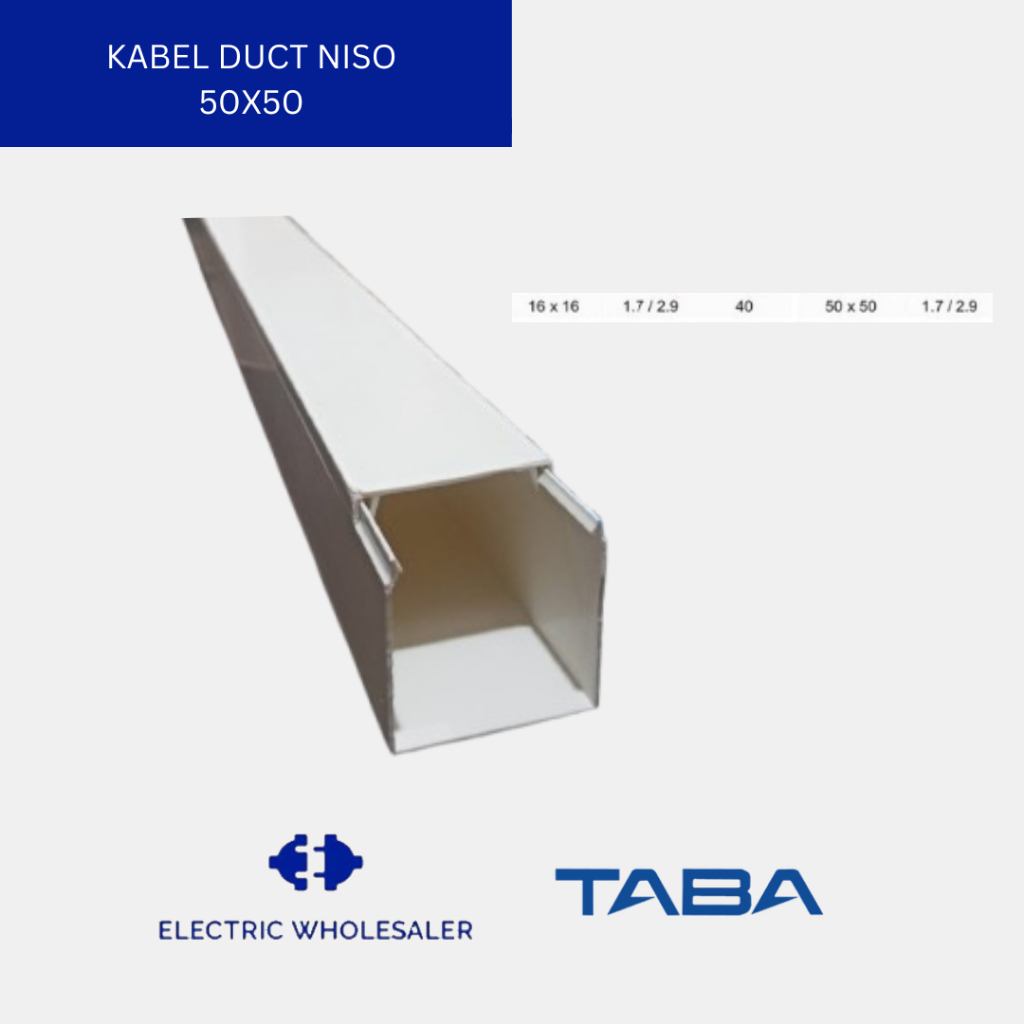 KABEL DUCT NISO 50X50