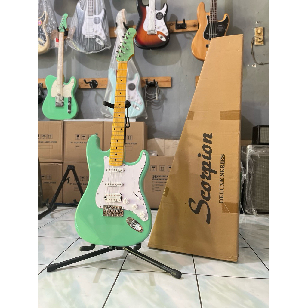 Gitar Elektrik SCORPION SS-120 SGR Original & Baru