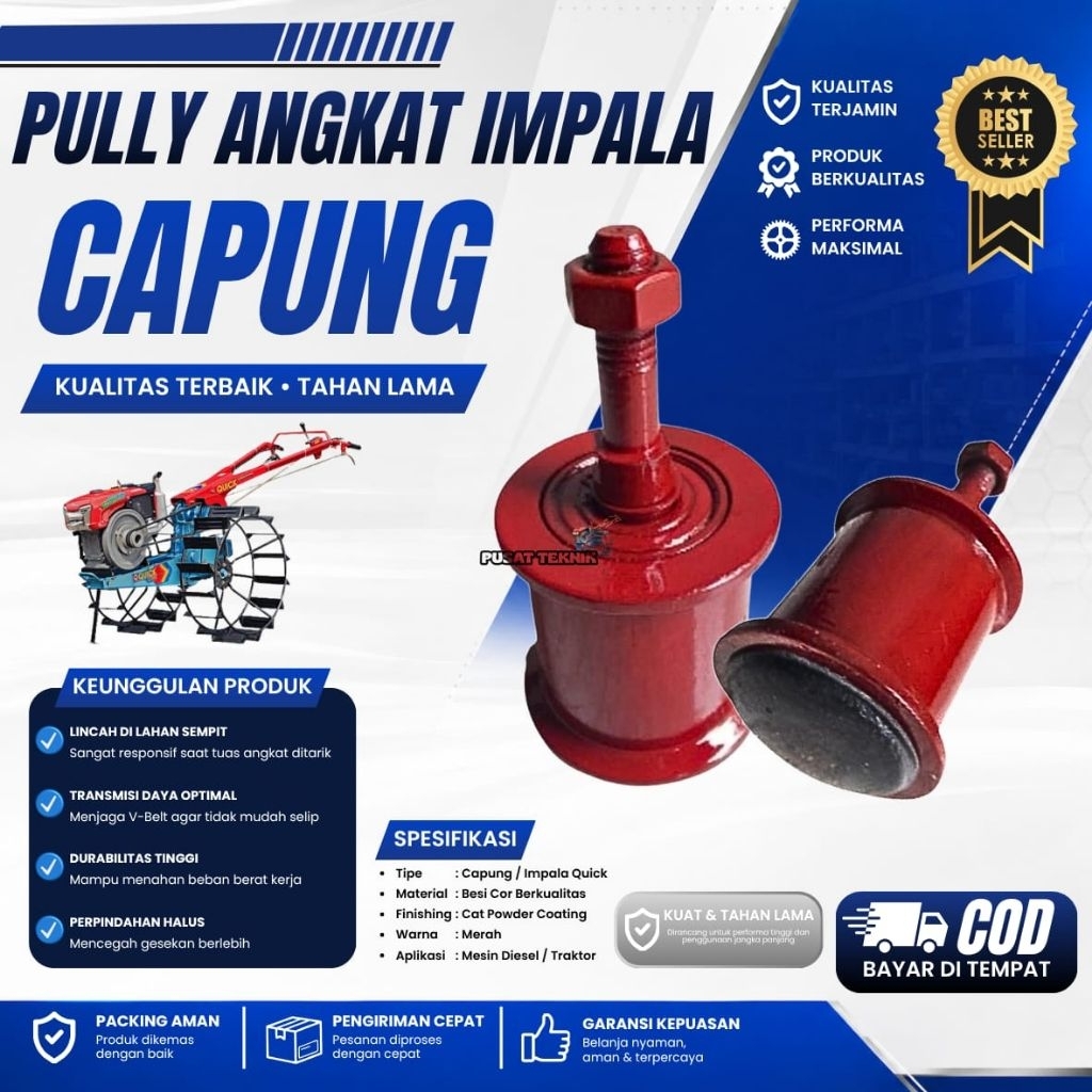 Termurah Dan Berkualitas Puli Angkat Capung Puliey Angkat Traktor Quick Capung Pulley Tension Quick 
