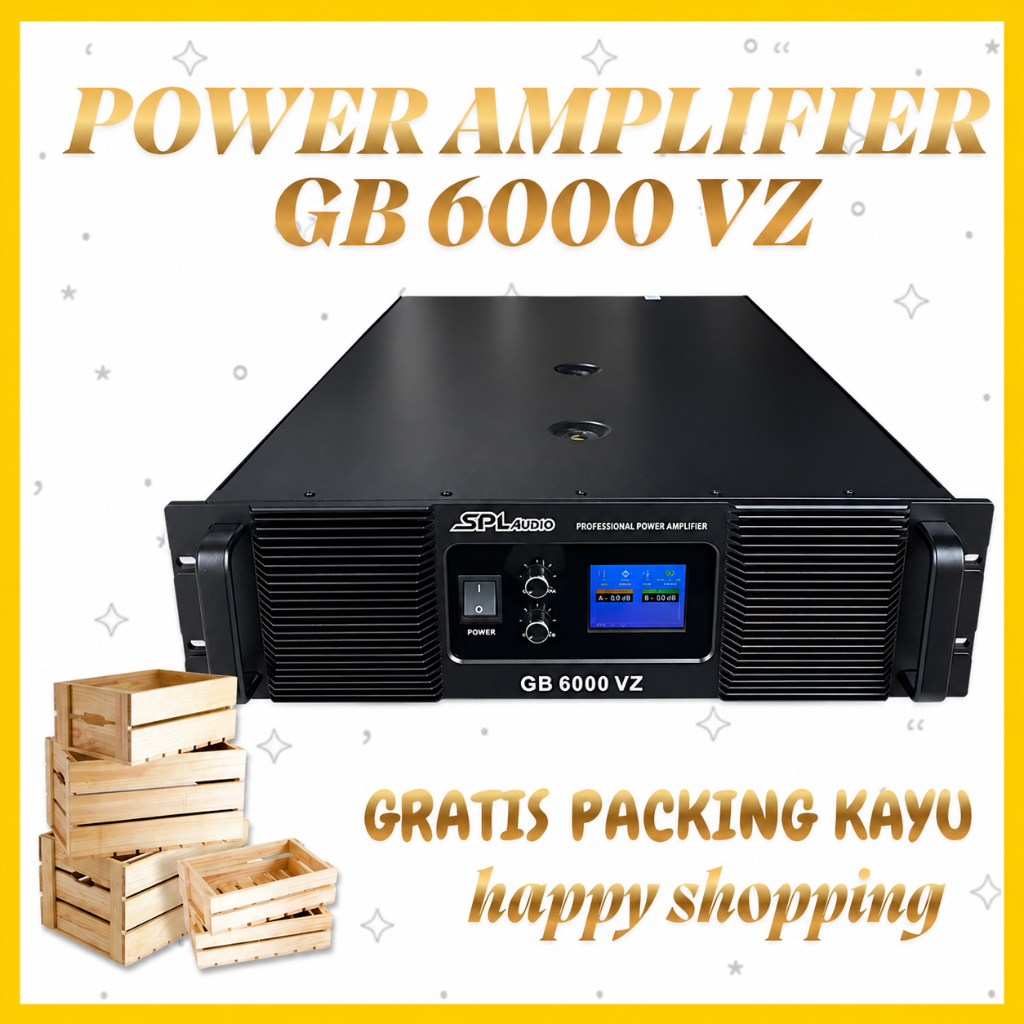 POWER AMPLIFIER SPL AUDIO PROFESSIONAL CLASS GB 6000 VZ