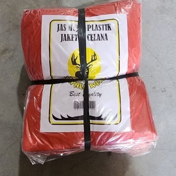jas hujan plastik terusan jas hujan celana